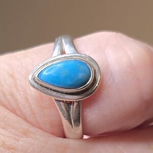 Silver and Turquoise Ring